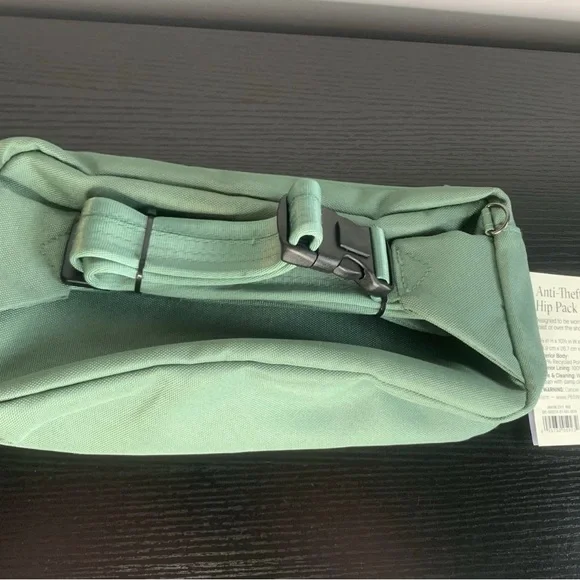 NWT OPEN STORY Hip Pack Bag Or Over The Shoulder Anti Theft Dark Ivy - Picture 3 of 7